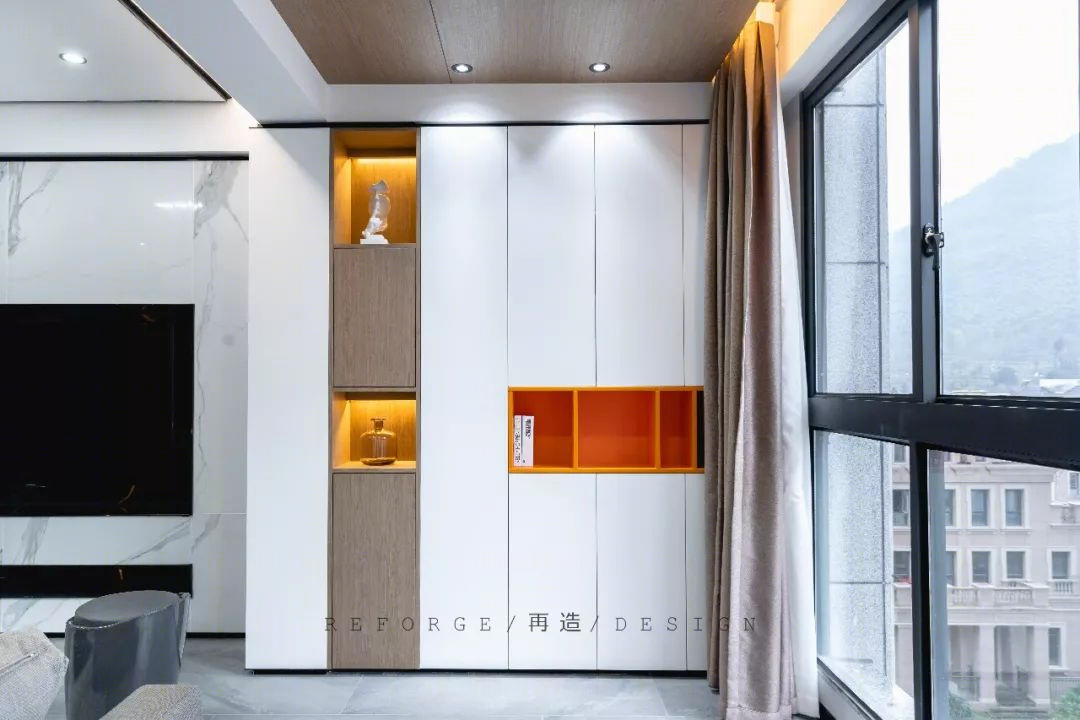 流光溢彩，通透生活——台州江南壹号 148㎡全案设计-17