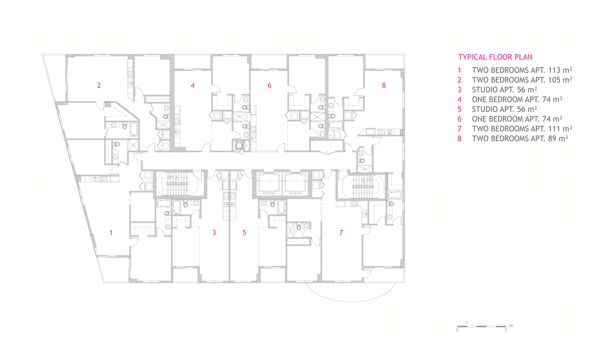 我的布里克尔住宅塔楼丨karim rashid-37