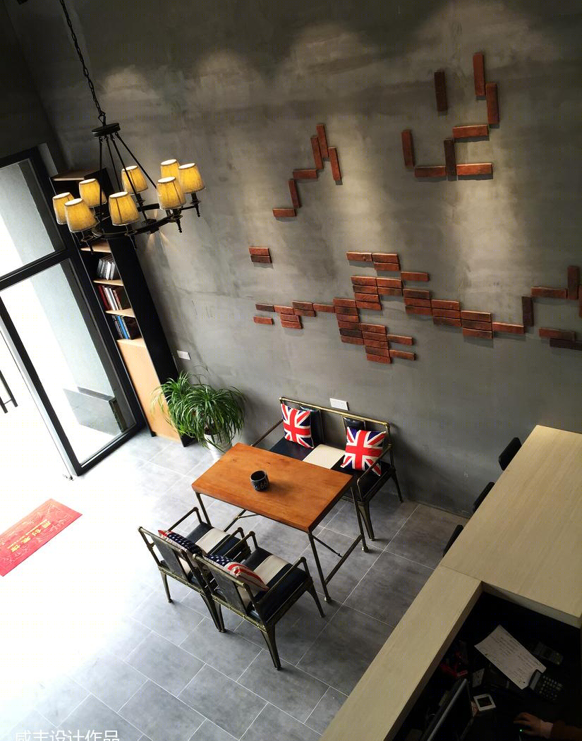 小空间大能量，工业风办公室设计-10