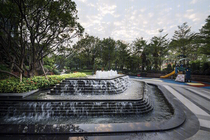 广州中海花湾壹号现代简约景观设计-13