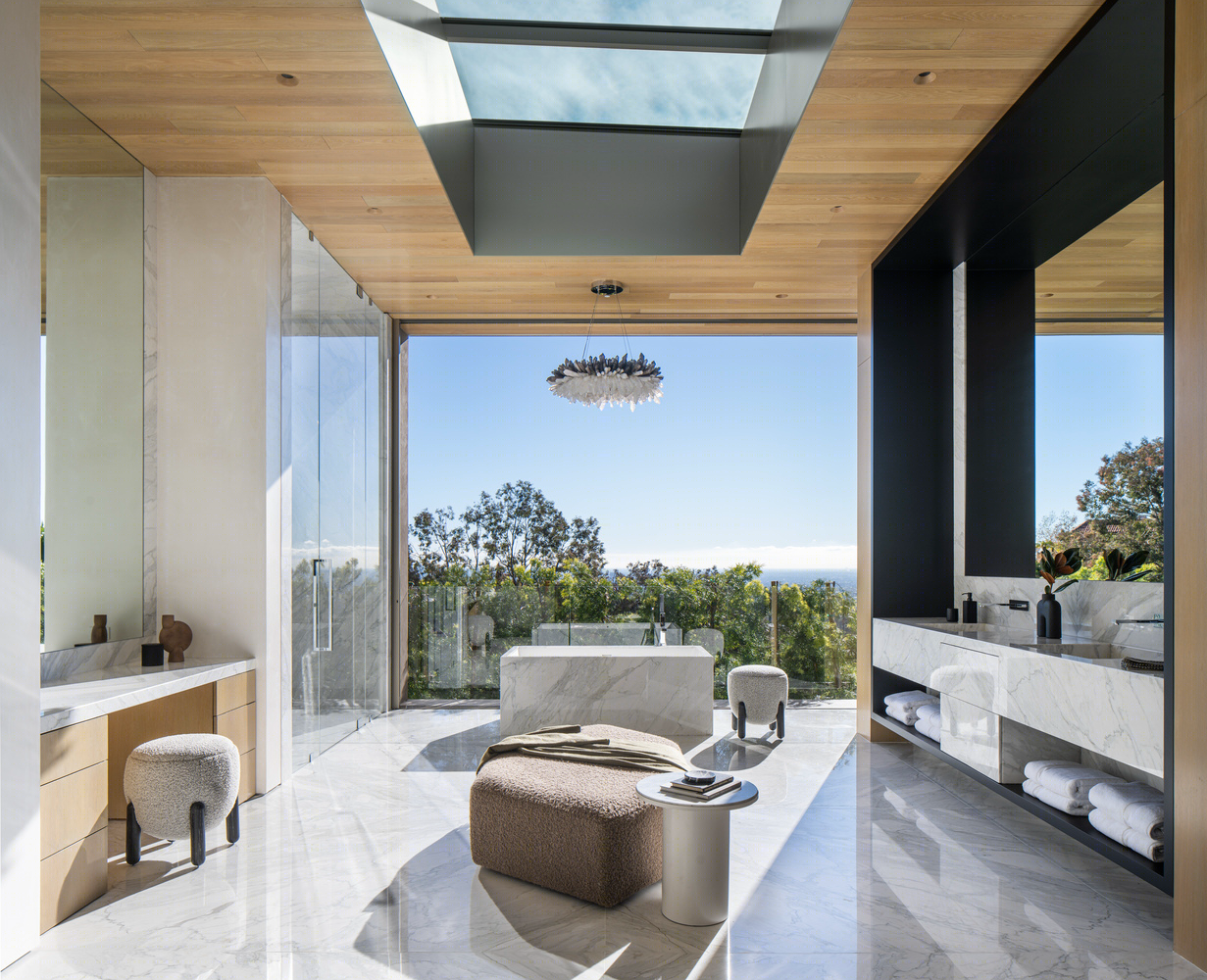 Laurel II House 比佛利山庄奢华别墅设计丨美国洛杉矶丨Annette English and Associates-60