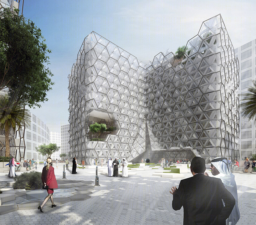 迪拜变色龙混合功能办公楼丨WWF architects-15