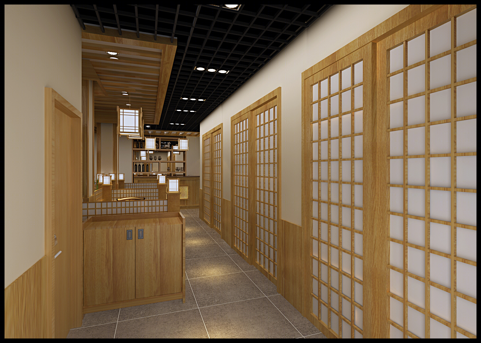 哈尔滨韩国餐厅，200 平米空间设计展现精致美食文化-5