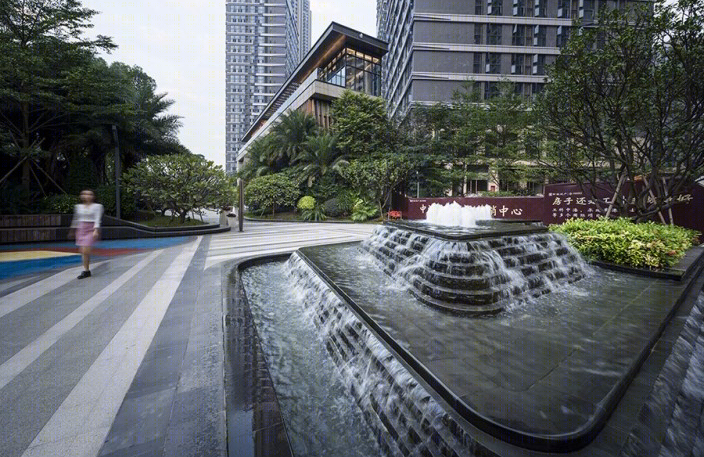 广州中海花湾壹号现代简约景观设计-14