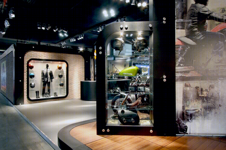 米兰 Harley-Davidson 模块化商店-22