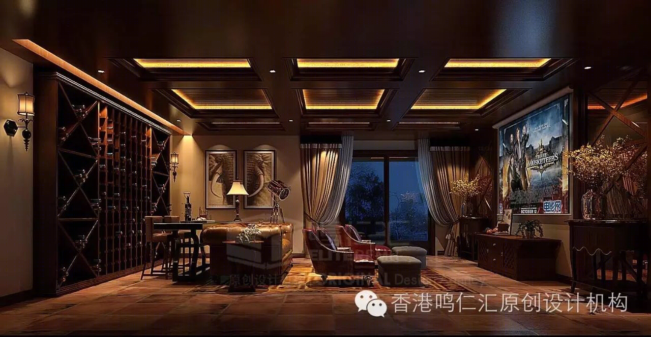 美式古典风情，镇平龙源社区别墅家装-22
