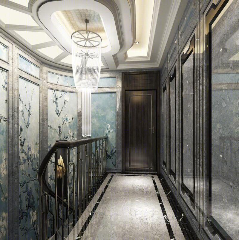 华贸东滩双拼别墅，现代简约风格演绎时尚与质感-6