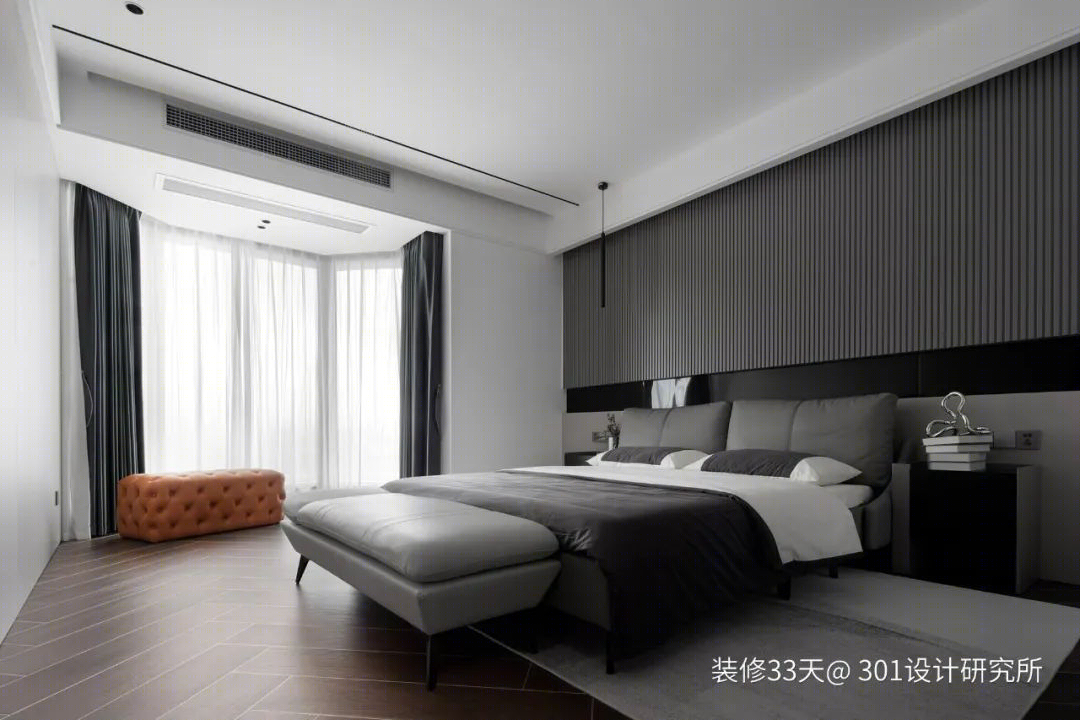 广州番禺 220 平现代黑白灰大平层丨中国广州丨301 设计研究所(广州)-25