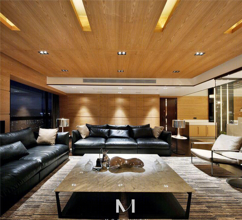 深圳福田 CBD 现代奢华家居设计-1