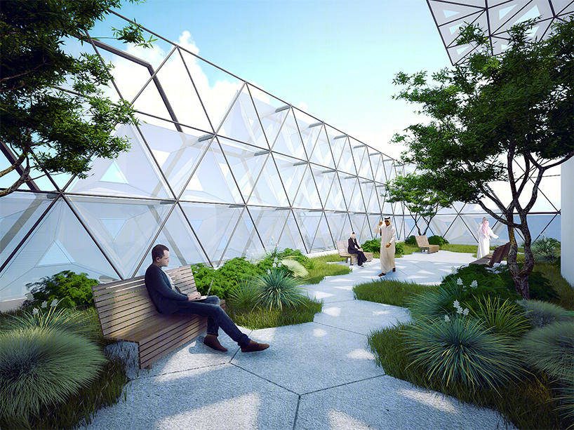 迪拜变色龙混合功能办公楼丨WWF architects-16