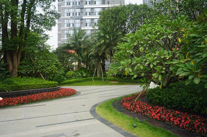 广州中海花湾壹号现代简约景观设计-16