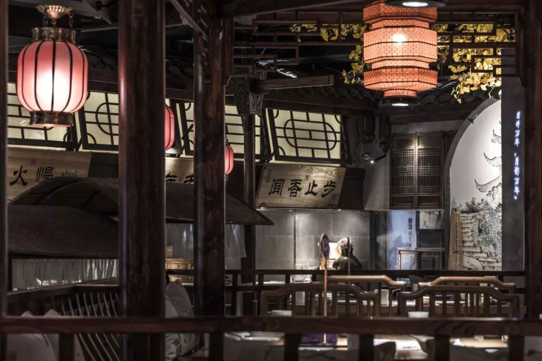 集嘉设计打造的中式餐厅"菜根香-- 望江楼"-16