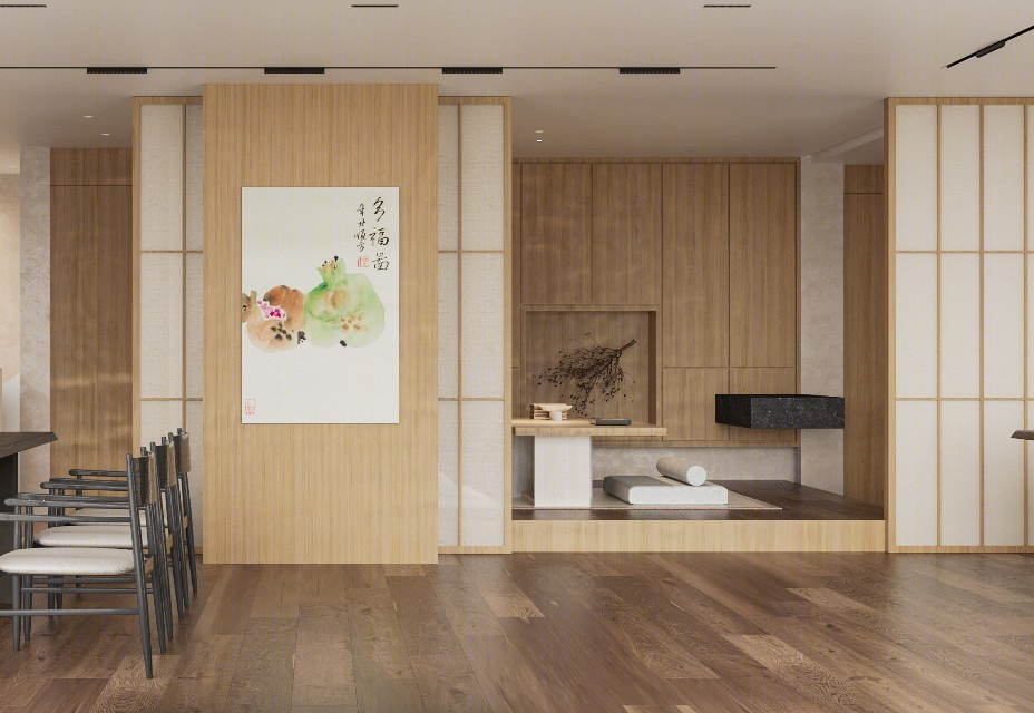 水墨诗意 · 翡翠天元艺术工作室设计丨三川设计-49