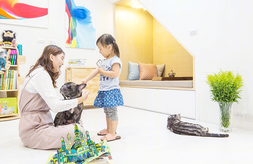 高雄 100㎡亲子宠物宅 | 以莫设计 L Interior Design-3
