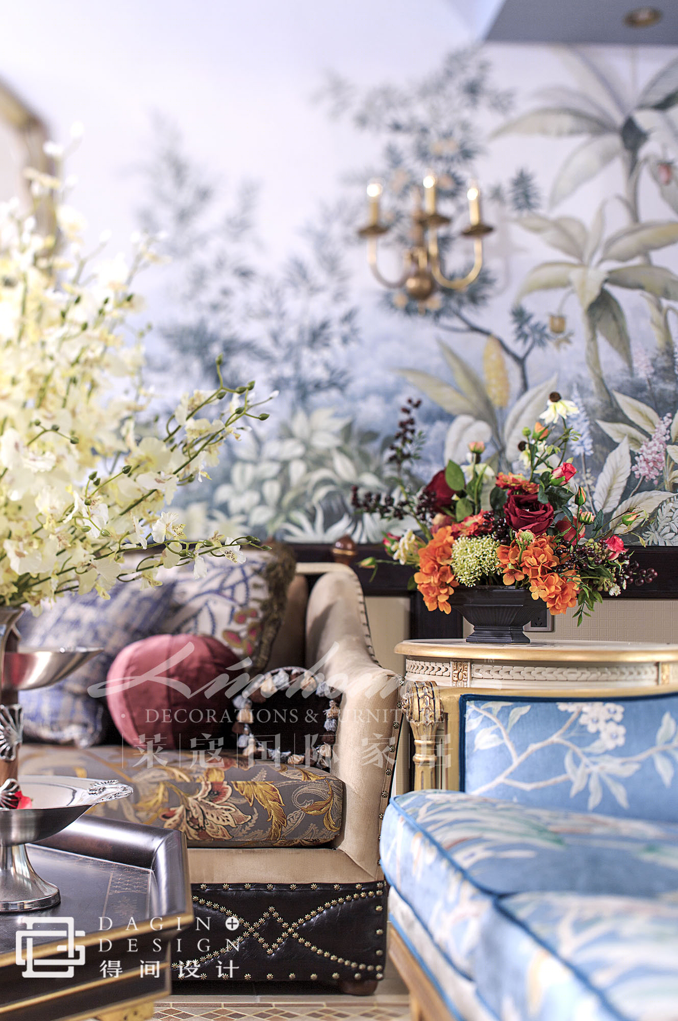 武汉得间设计 || 破茧成蝶，140㎡美式混搭家居设计鉴赏-22