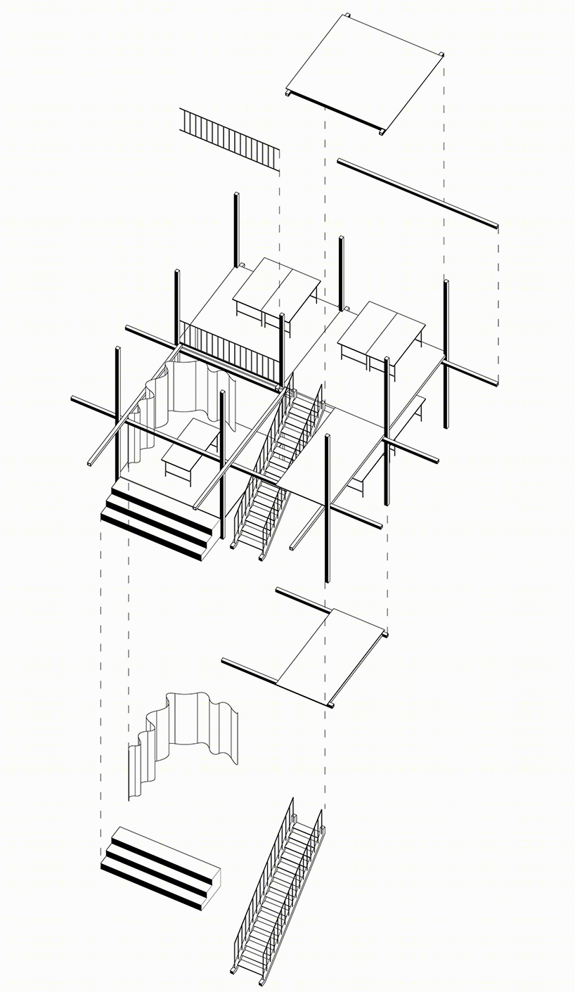 德国建筑艺术学校工作室景观改造 | 网格结构的灵活创意-24