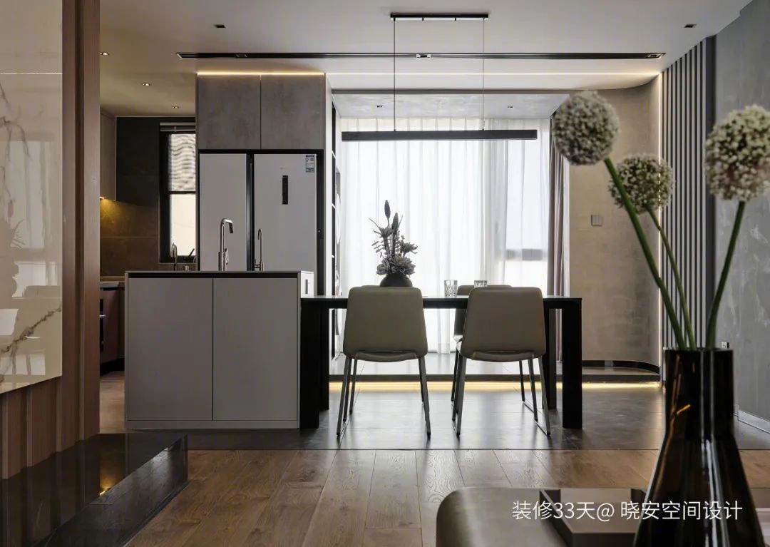 现代质感三室改造丨中国无锡丨晓安空间设计（苏州）-18