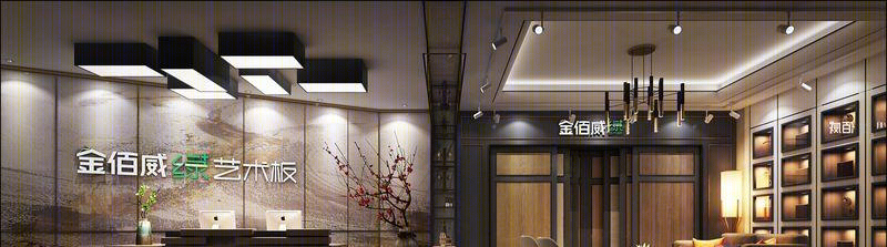 山东临沂金佰威板材旗舰店形象设计-8