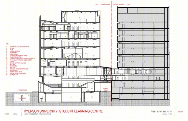 加拿大瑞尔森大学学生学习中心丨Zeidler Partnership Architects,Snøhetta-41