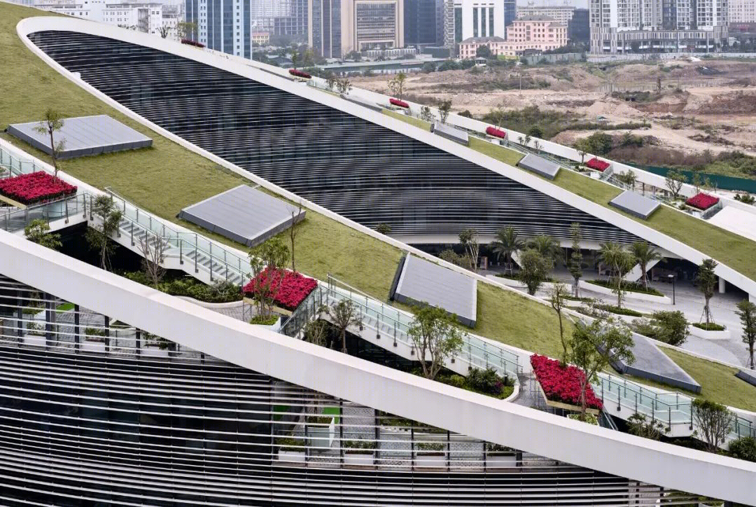 越南河内 Viettel 总部大楼——绿色生态与高效协作的办公空间-8