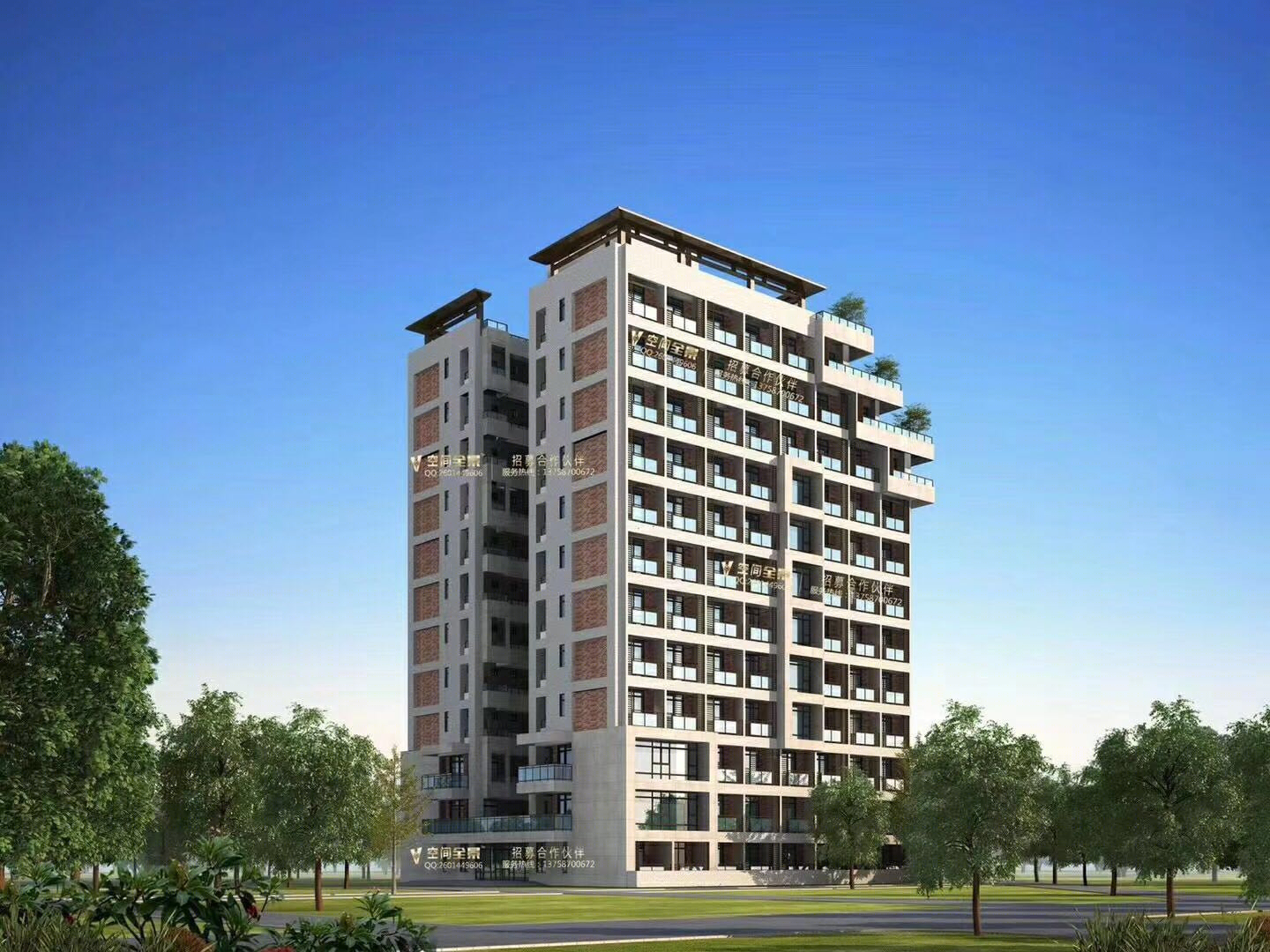 V8 空间表现——现代建筑外立面赏析-1