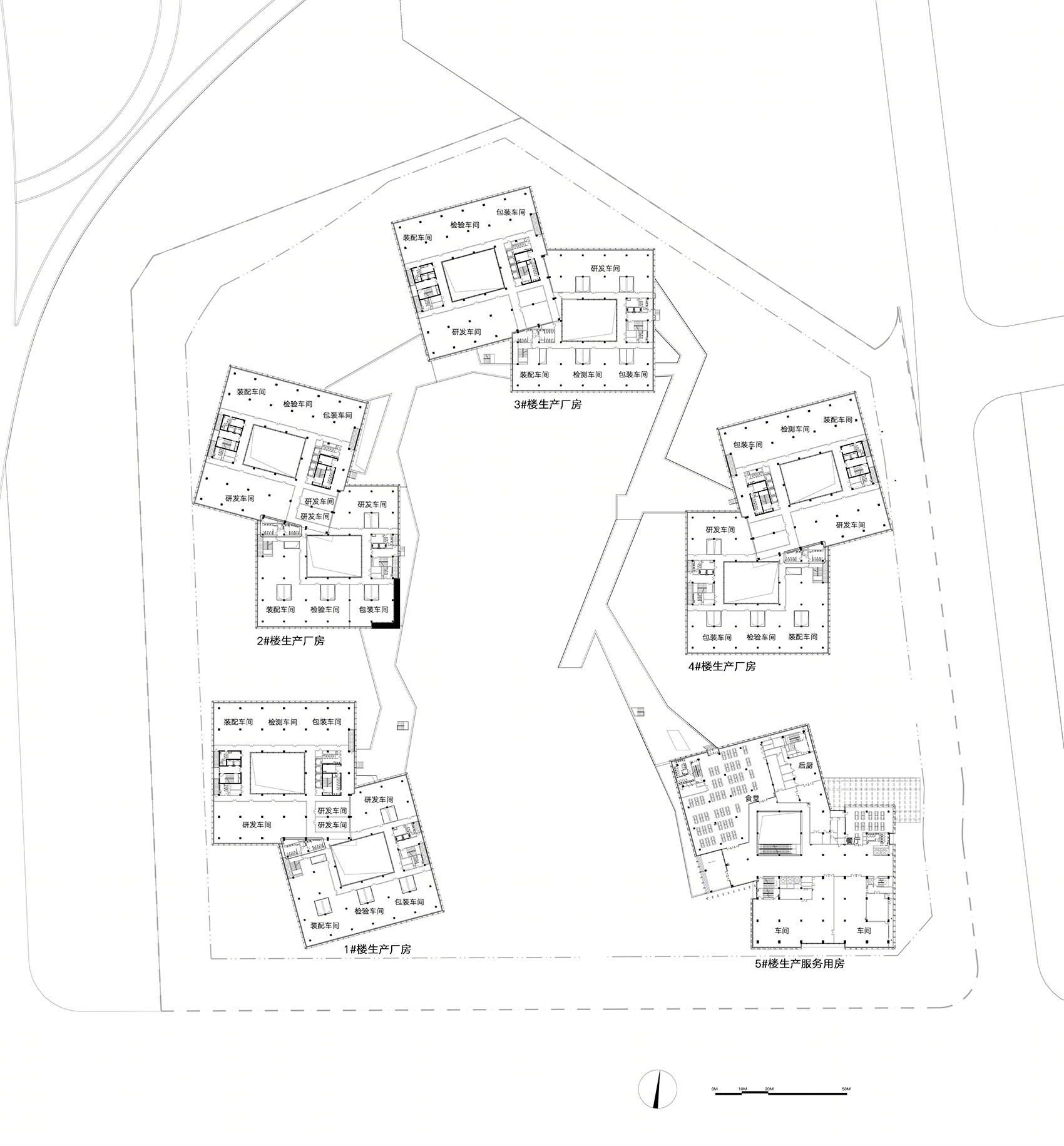 阿里巴巴杭州软件生产基地二期园林式办公空间丨中国杭州丨浙江省建筑设计研究院-65