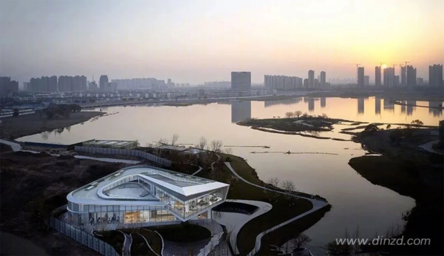 曲径通幽的常熟招商·琴湖小镇展示中心-3