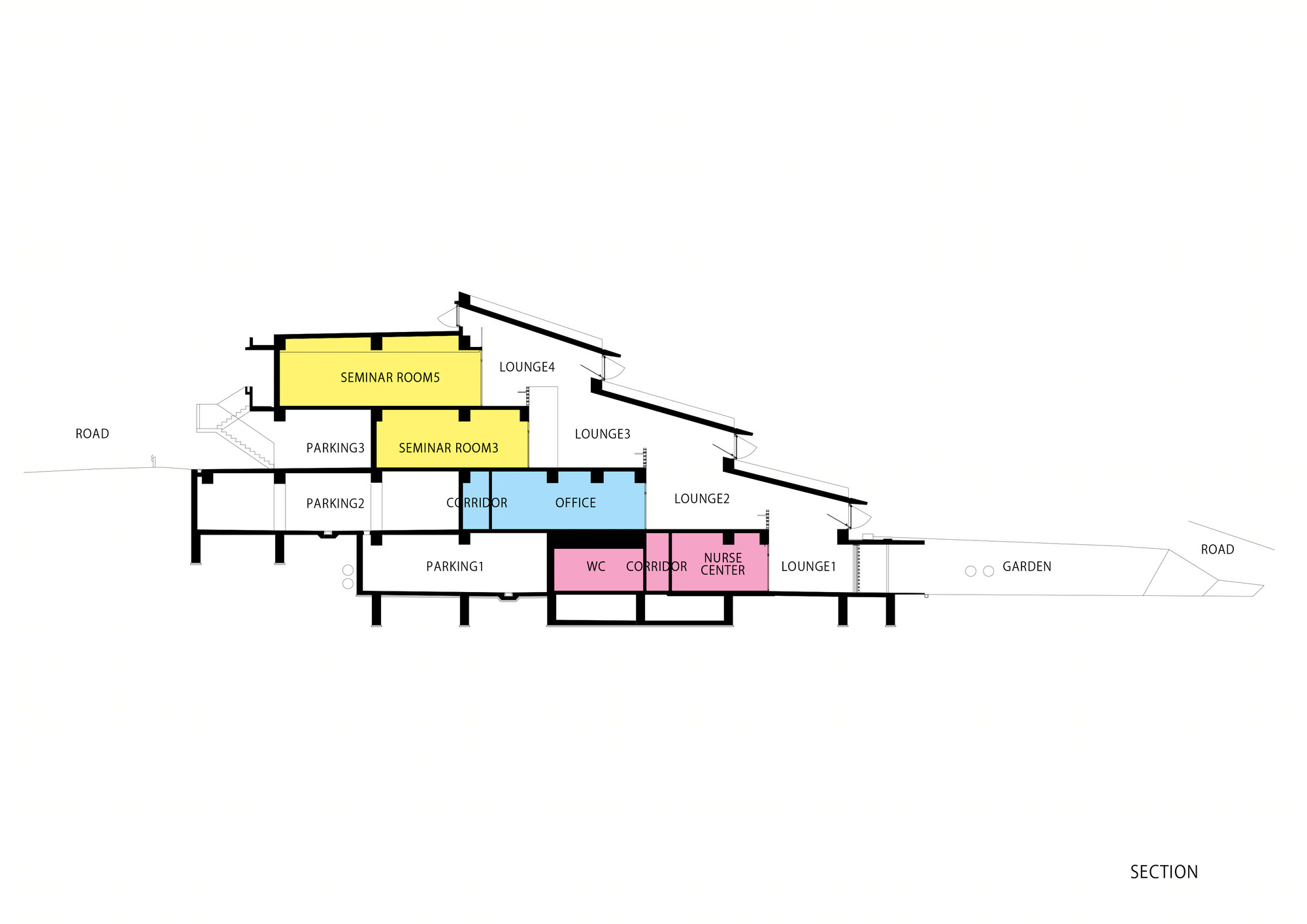 冲绳护士培训中心丨IIDA Archiship Studio-40