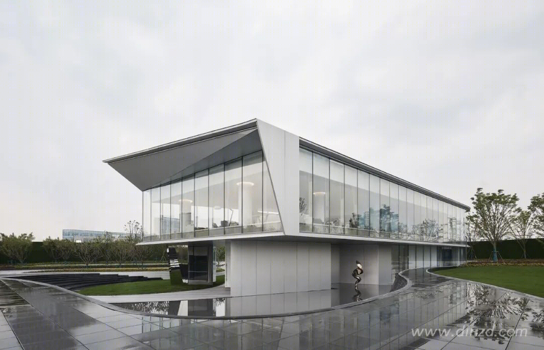 曲径通幽的常熟招商·琴湖小镇展示中心-6