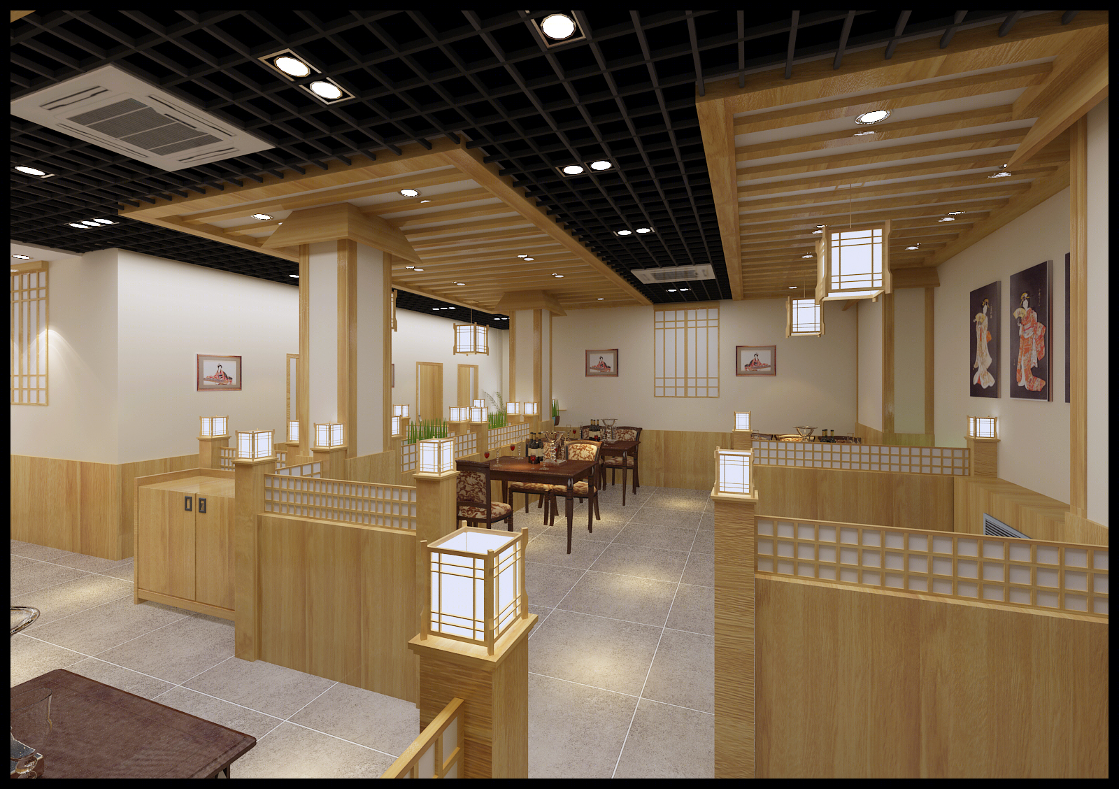 哈尔滨韩国餐厅，200 平米空间设计展现精致美食文化-7