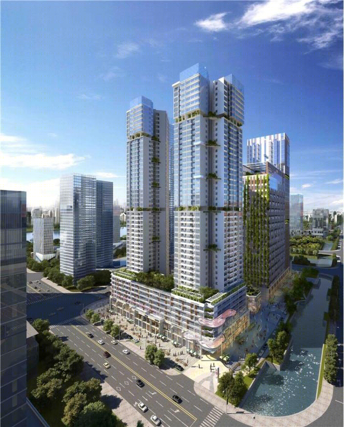 广州绿地越秀海玥 · 新亚洲风格的自然共生居住景观规划-6
