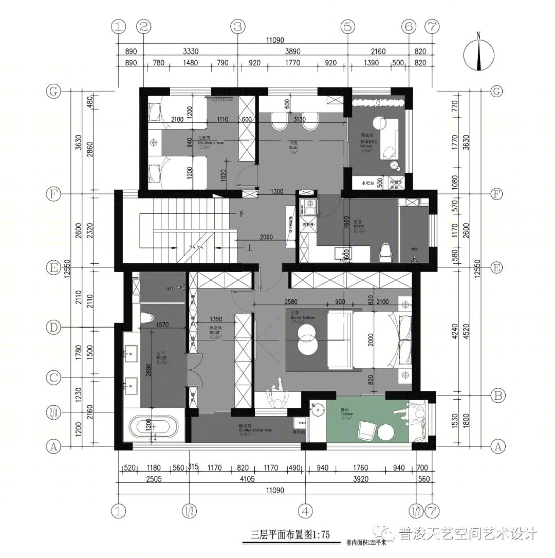 浙江兰溪美庐苑 | 孙谱淳的治愈刻板空间设计-23