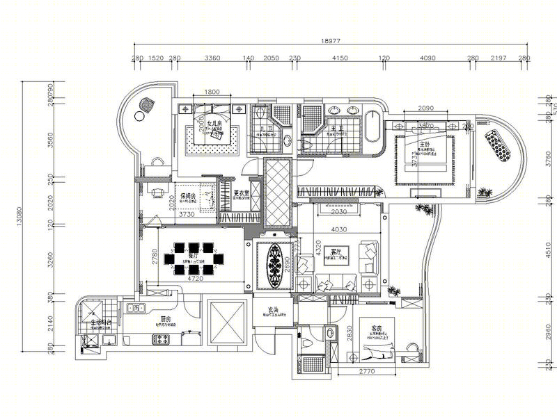 杭州蓝爵国际小区 901 室公寓-0