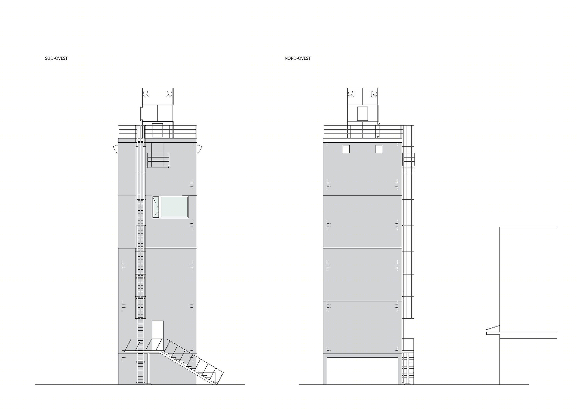 废弃粮仓变现代设计工作室 · 意大利 Silo Tower丨Harry Thaler-25