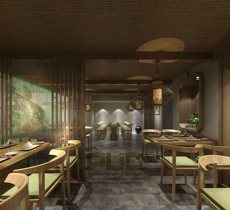 南京老街道风情三条巷餐厅设计-8