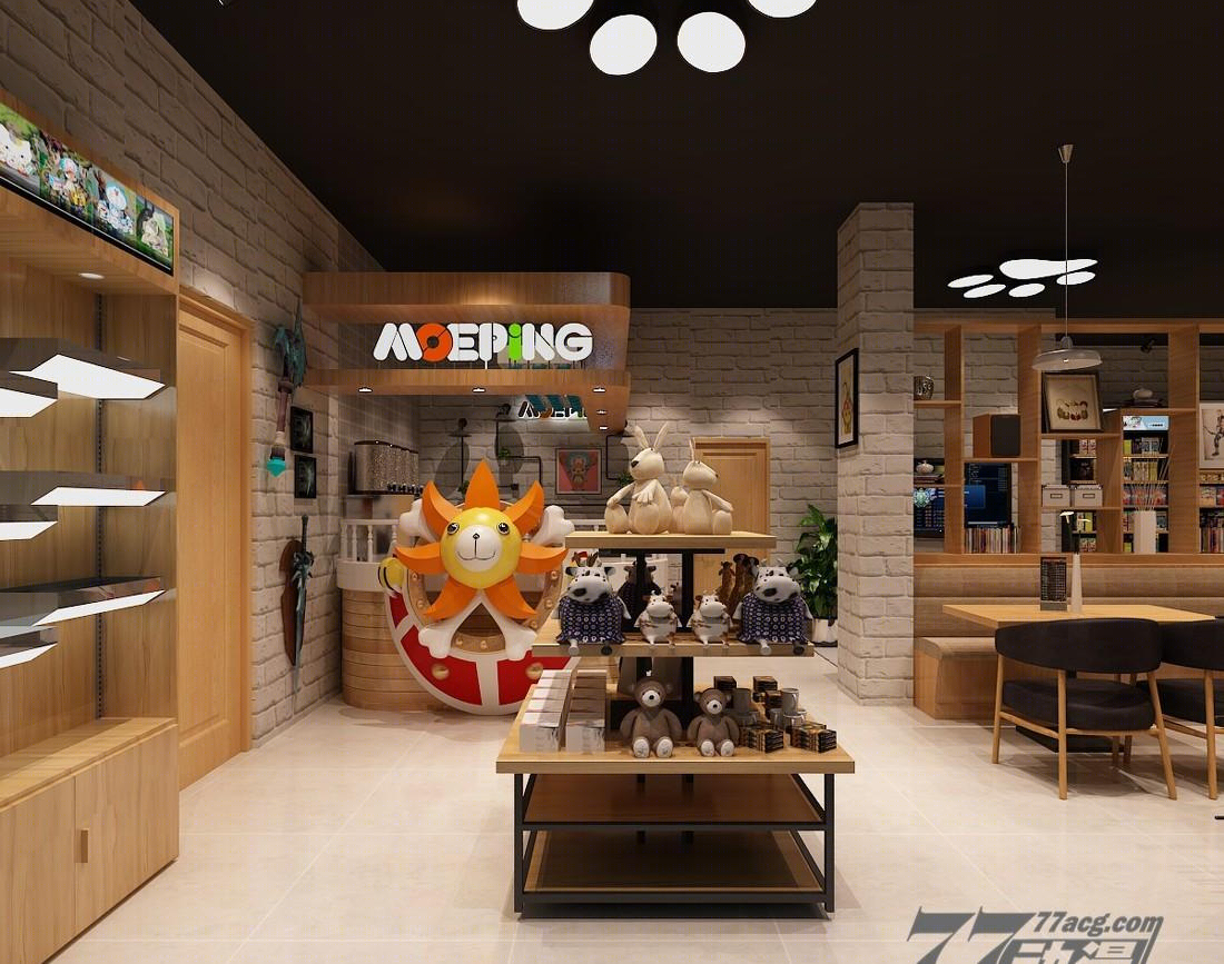动漫主题店设计-0