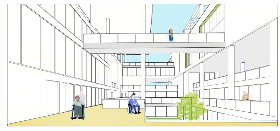 龙岗区养老护理院重新选址建设工程(设计)丨中国深圳丨深圳大学建筑设计研究院有限公司 何川建筑工作室-99