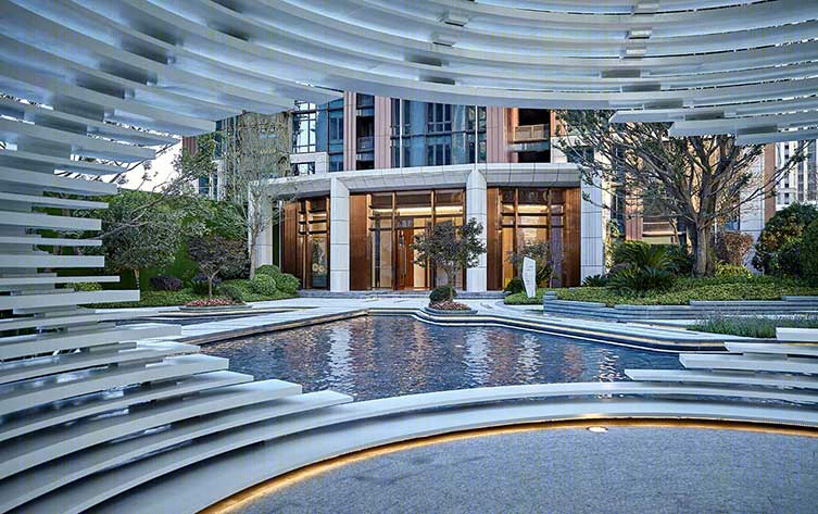 福州湾天澜示范区现代景观-2