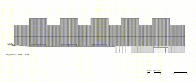 法国 Hacine Cherifi 体育馆丨Tectoniques Architects-44