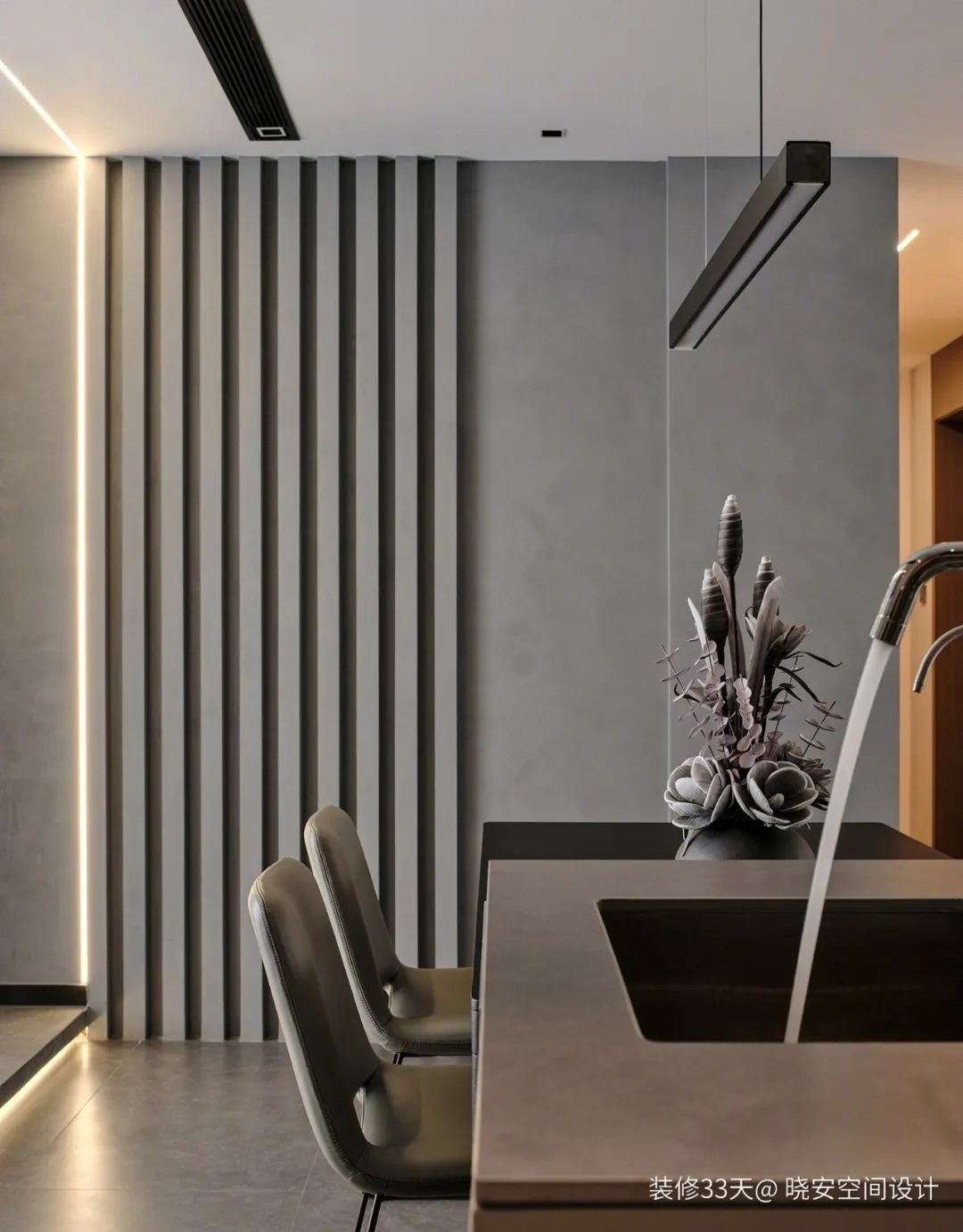 现代质感三室改造丨中国无锡丨晓安空间设计（苏州）-22