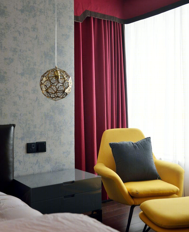 南昌国贸阳光现代混搭风格实景，精致生活设计-12