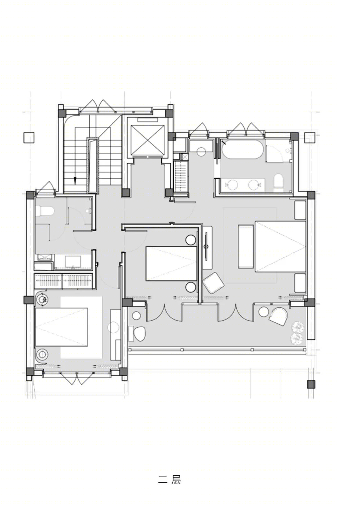 安吉慢谷合院 180 户型丨EH DESIGN GROUP极尚软装陈设团队-49