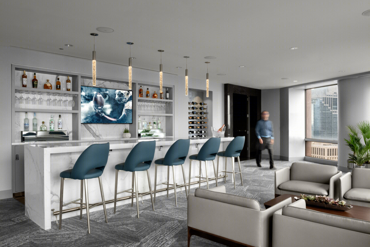 Houston 地标建筑 Strato 550 餐厅与会议中心，360 度全景视野尽享美食与商务-8