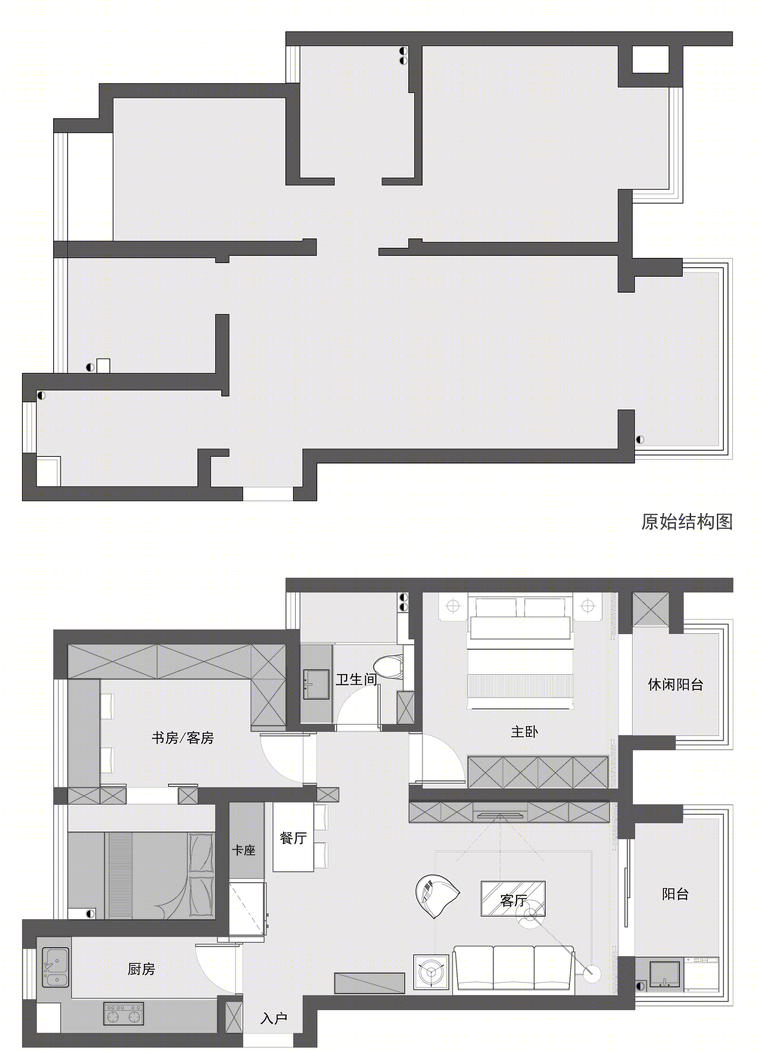 熹维设计 · 自然光线下的清爽宜居空间-38