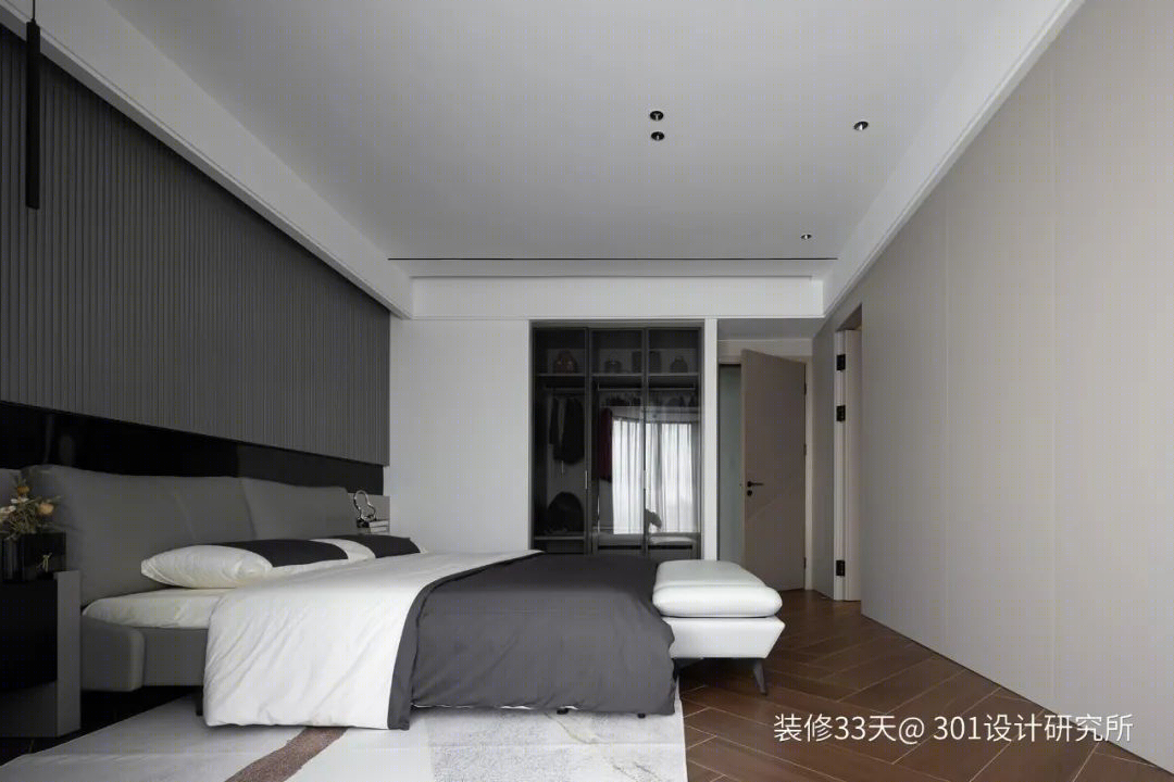 广州番禺 220 平现代黑白灰大平层丨中国广州丨301 设计研究所（广州）-27
