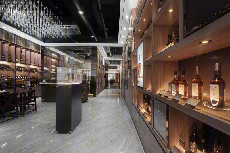 润霖酒业旗舰店 · 现代轻奢风格的通透空间设计丨中国深圳-9