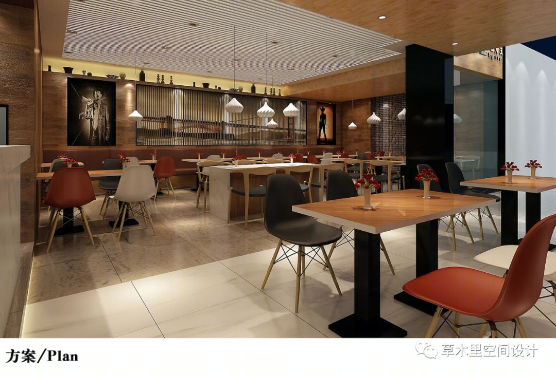 加州牛肉面大王,现代风格演绎温馨用餐空间-12