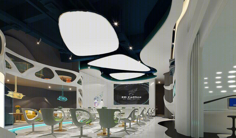 3D 科技融入现代咖啡空间——深圳京基 100 的“3DCOFFICE”-19