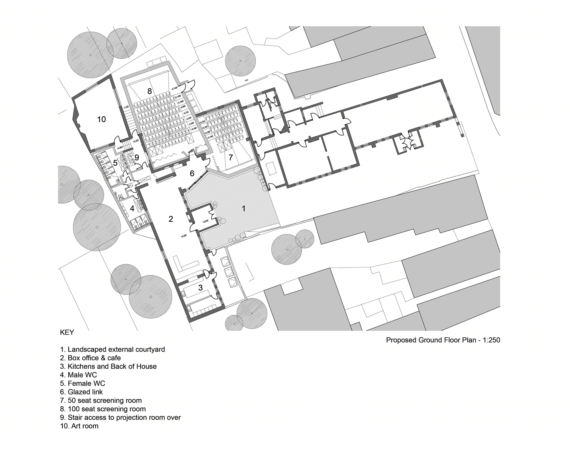 英国赖依电影院丨Jonathan Dunn Architects-29