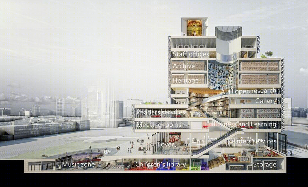 伯明翰图书馆改建-53